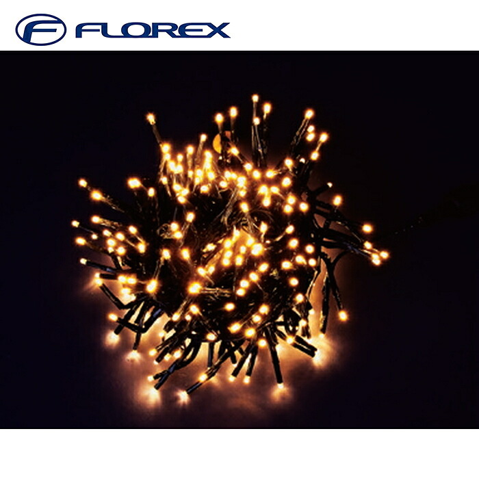 (LINEクーポン有)フローレックス KT-3458 300球クラスターライトゴールドLED (連結可) イルミネーション クリスマス Xmas FLOREX (代引不可)｜住設と電材の洛電マート