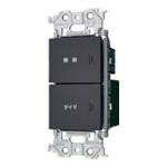 (LINEクーポン有)パナソニック WTA54656HK アドバンスシリーズ埋込電子換気扇/照明スイッチ (2箇所操作形) (マットグレー) (ほたるスイッチB、一時動作/遅れ停止スイッチ) Panasonic