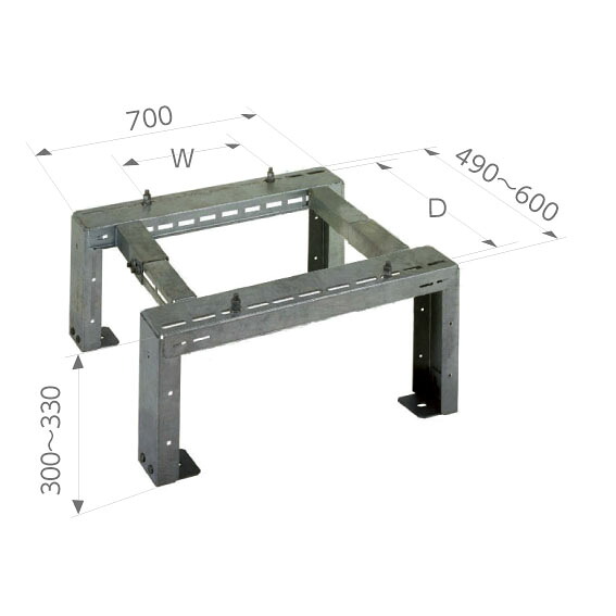 (LINEクーポン有)日晴金属 PB-073-S PBキャッチャー 平地(H300) (法人限定)｜住設と電材の洛電マート