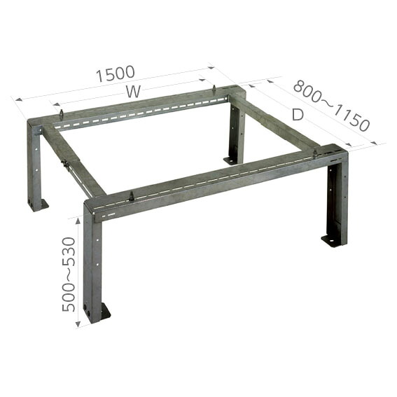 (LINEクーポン有)日晴金属 PB-155-L PBキャッチャー 平地(H500) (法人限定)