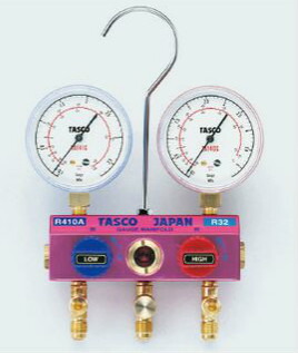 (LINEクーポン有)タスコ TASCO TA122G-2 R410A/R32ゲージマニホールドキット