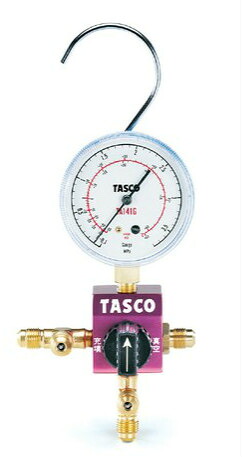 (LINEクーポン有)タスコ TASCO TA123C-1 ボールバルブ式シングルゲージマニホールドキット|住設と電材の洛電マート