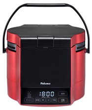 (LINEクーポン有)パロマ PR-M18TR 都市ガス用 マイコン電子ジャー付 ガス炊飯器 炊きわざ 1.8L 10合 プレミアムレッド&times;ブラック｜住設と電材の洛電マート