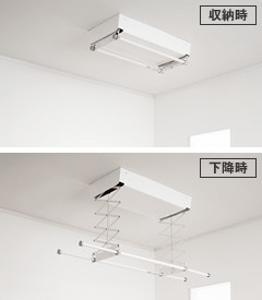 楽天市場】パナソニック 室内物干しユニット ホシ姫サマ電動シリーズ 