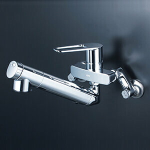 (LINEクーポン有)KVK MSK110KEJST2 浄水器内蔵用シングル混合栓(eレバー) (代引不可)｜住設と電材の洛電マート