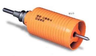 (LINEクーポン有)ミヤナガ PCHP115R 乾式 ハイパーダイヤコアドリル セット SDSプラスシャンク 115mm｜住設と電材の洛電マート