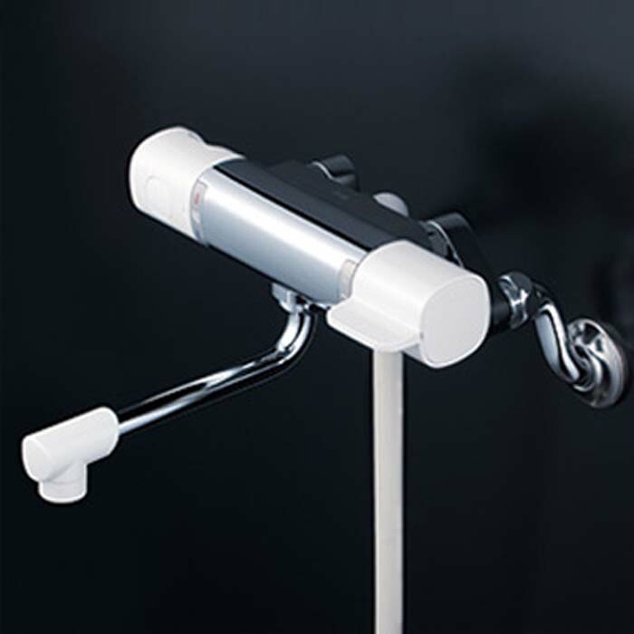 (LINEクーポン有)KVK FTB100KWTKR2 取替用サーモスタット式シャワー240mmパイプ付(寒冷地用)(代引不可)