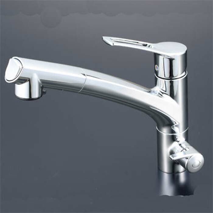 (LINEクーポン有)KVK KM5061NSC ビルトイン浄水器用シングルシャワー付混合栓(代引不可)
