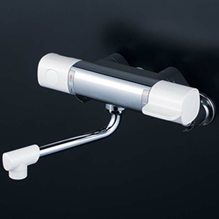 (LINEクーポン有)KVK MTB100KR2 サーモスタット式混合栓(240mmパイプ付)(代引不可) 15,309円
