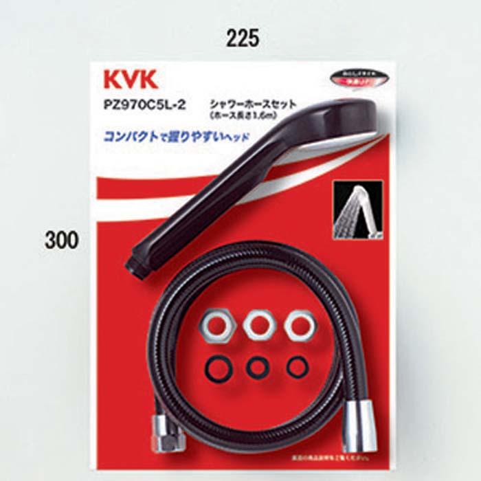 (LINEクーポン有)KVK PZ970C5L-2 シャワーセット アタッチメント付(代引不可)