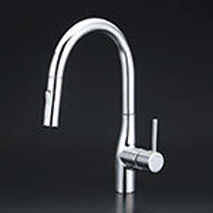 KVK グースネックシングルレバー混合水栓 KM6061EC km6061ec.jpg