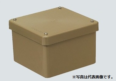 (LINEクーポン有)未来工業 PVP-3010BK 防水プールボックス (カブセ蓋) 正方形 ノック無 ブラック