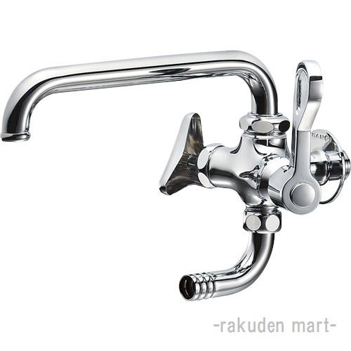 (LINEクーポン有)三栄水栓 SANEI E2310-13 厨房用二口横形自在水栓［共用形］ 7,252円