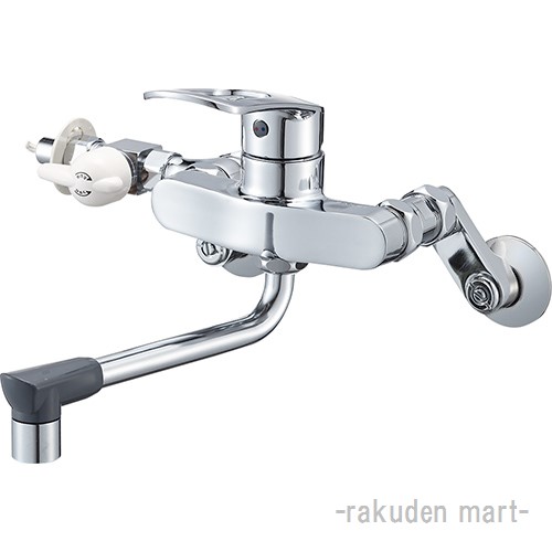 (LINEクーポン有)三栄水栓 SANEI K17111ED-13 シングル分岐混合栓 キッチン用|住設と電材の洛電マート