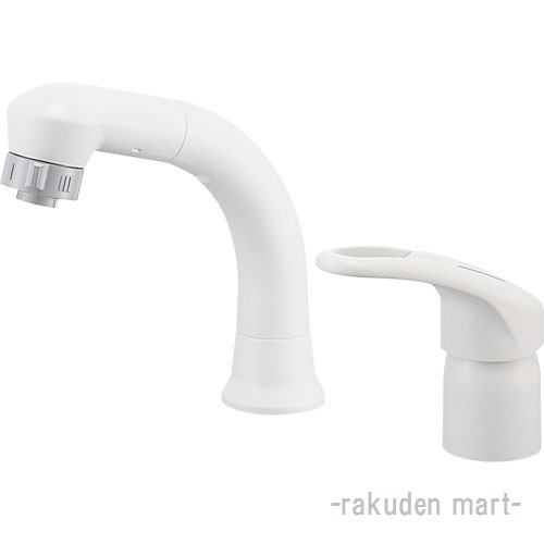 (LINEクーポン有)三栄水栓 SANEI K37610EJV-13 シングルスプレー混合栓（洗髪用） 洗面所用