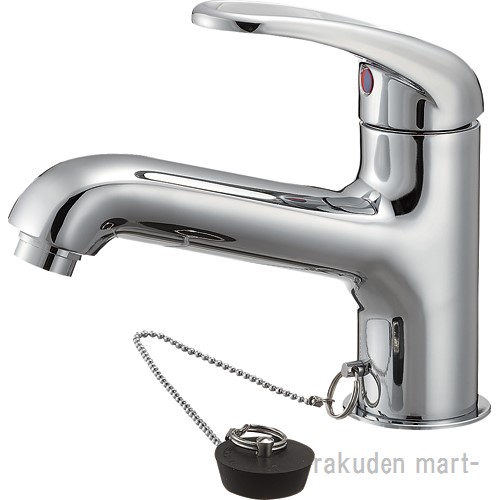 (LINEクーポン有)三栄水栓 SANEI K4710JV-13 シングルワンホール洗面混合栓 洗面所用|住設と電材の洛電マート