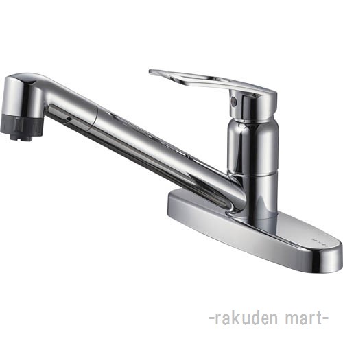 (LINEクーポン有)三栄水栓 SANEI K6711MEK-13 シングル台付切替シャワー混合栓 キッチン用|住設と電材の洛電マート