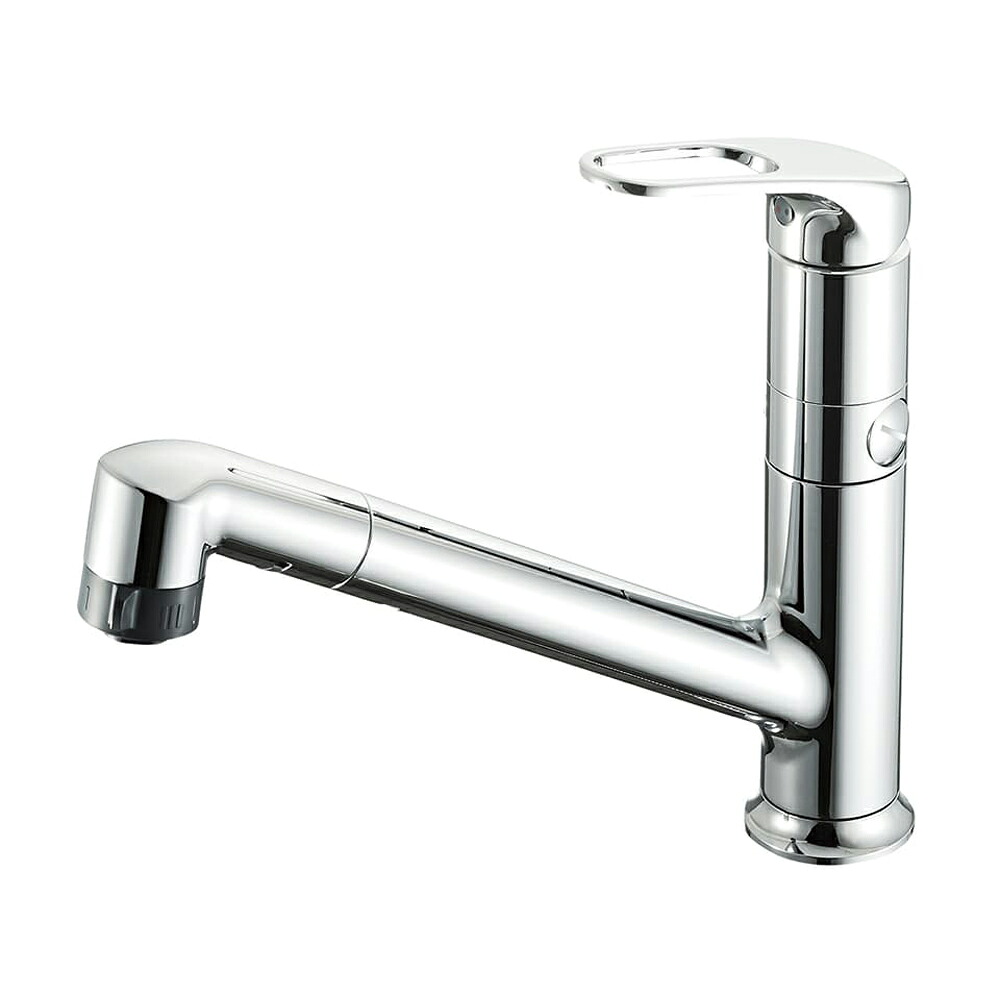 (LINEクーポン有)三栄水栓 K87101EBJK-13 シングルワンホールスプレー分岐混合栓 SANEI｜住設と電材の洛電マート