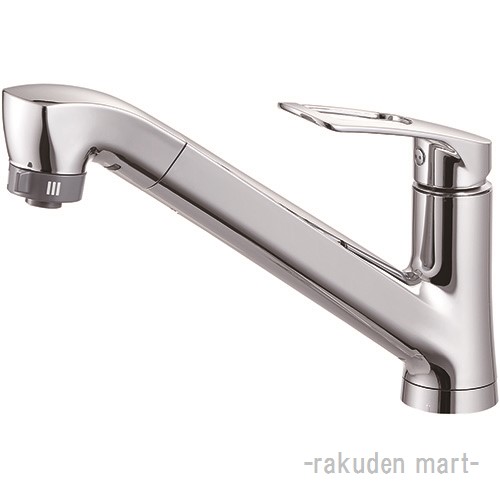 (LINEクーポン有)三栄水栓 SANEI K87121EJV-13 ワンホールスプレー混合栓 キッチン用