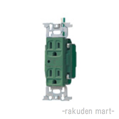 (LINEクーポン有)パナソニック WN13185GK (10個セット) フルカラー医用埋込アース付ダブルコンセント｜住設と電材の洛電マート