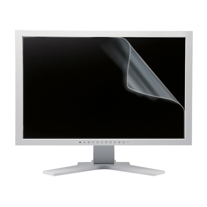 (LINEクーポン有)サンワサプライ LCD-215WBCAR 21.5型ワイド対応ブルーライトカット液晶保護指紋反射防止フィルム