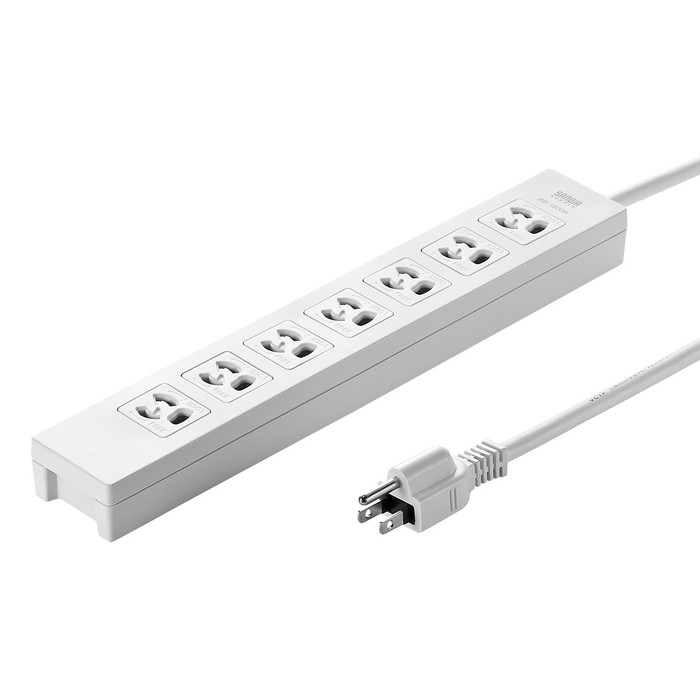 (LINEクーポン有)サンワサプライ TAP-F37-3R 電源タップ