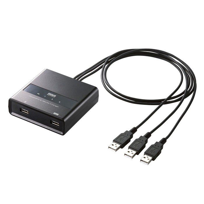 (LINEクーポン有)サンワサプライ SW-KM3UU キーボード・マウス用パソコン切替器(3:1)|住設と電材の洛電マート