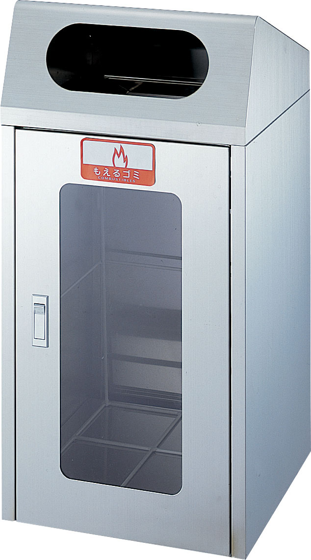 (LINEクーポン有)山崎産業 YW-160L-SA リサイクルボックスCS-1ST (1面窓付)(代引不可)