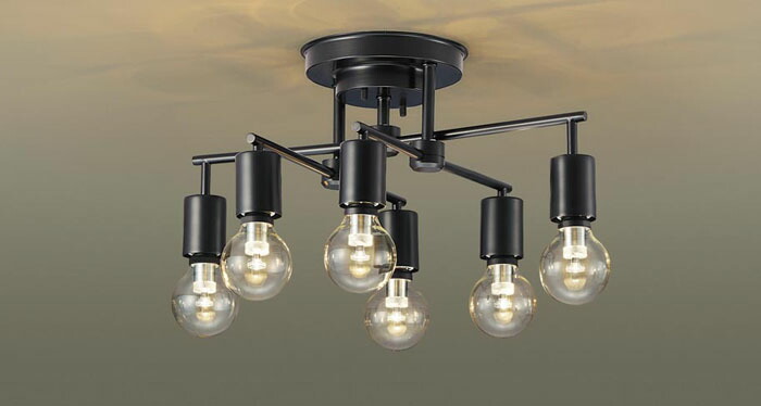 (LINEクーポン有)パナソニック LGB57640 天井直付型 LED(電球色) シャンデリア Panasonic