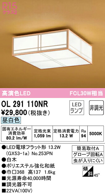 (LINEクーポン有)ODELIC OL291110NR 小型シーリングライト LEDランプ 昼白色 非調光 オーデリック 12,947円