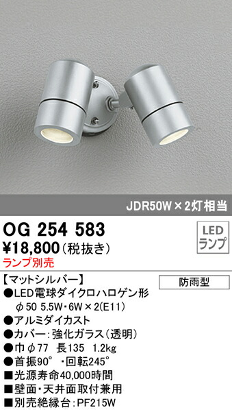 (LINEクーポン有)オーデリック OG254583 エクステリアライト LEDランプ
