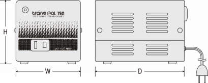 (LINEクーポン有)日動工業 PAL-150E 海外用トランス NICHIDO|住設と電材の洛電マート