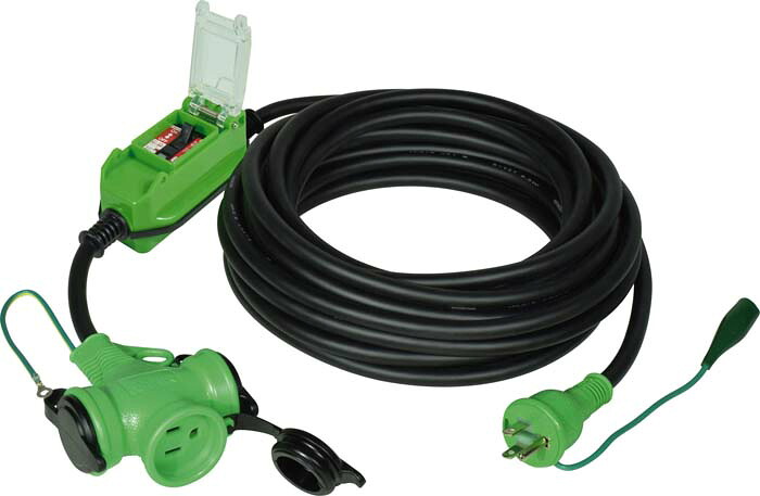 (LINEクーポン有)日動工業 PBW-EK10-T-10A 防雨ポッキンブレーカー10M NICHIDO｜住設と電材の洛電マート