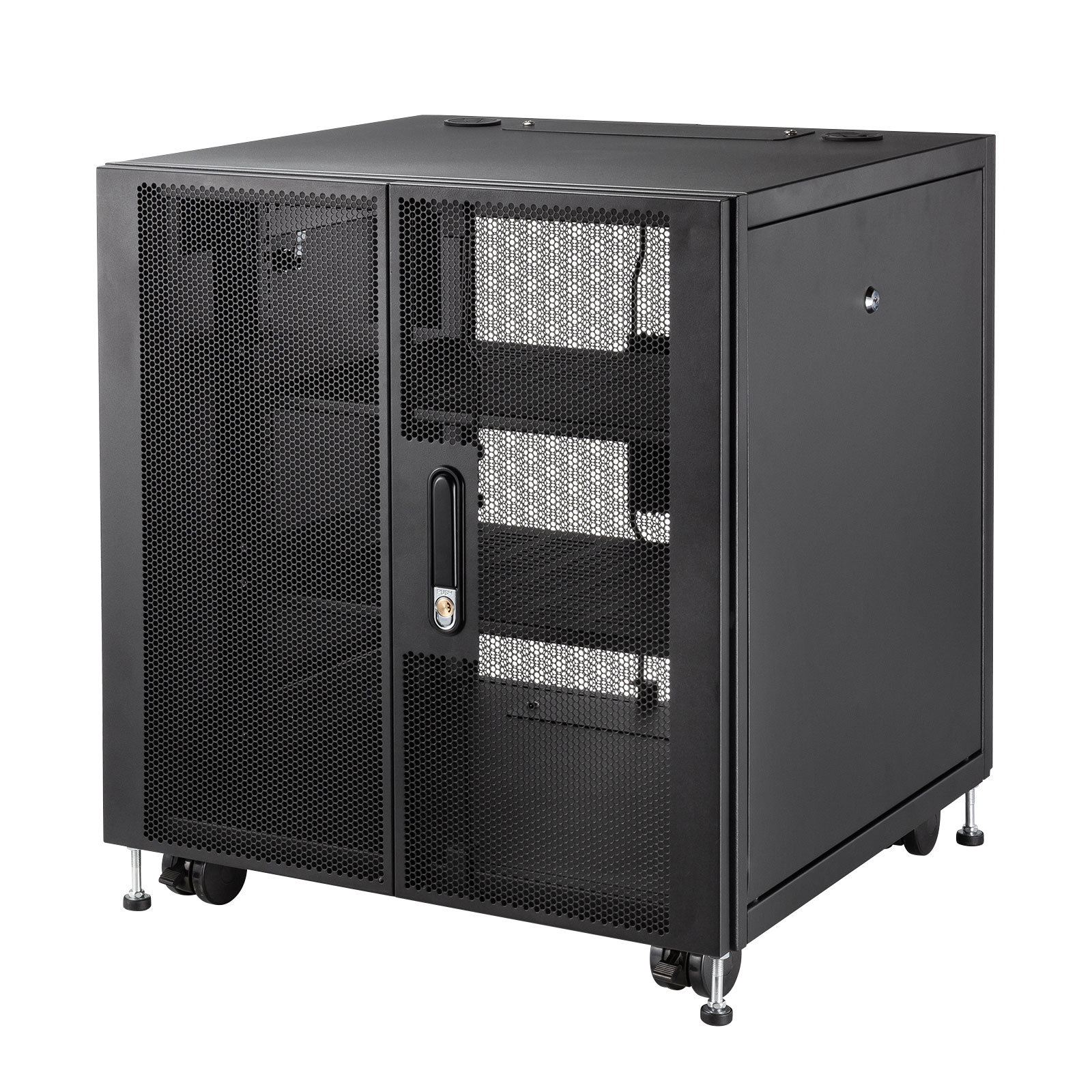 (LINEクーポン有)サンワサプライ CP-SVCBOX6BK 小型19インチマウントボックス(12U D600) SANWASUPPLY｜住設と電材の洛電マート