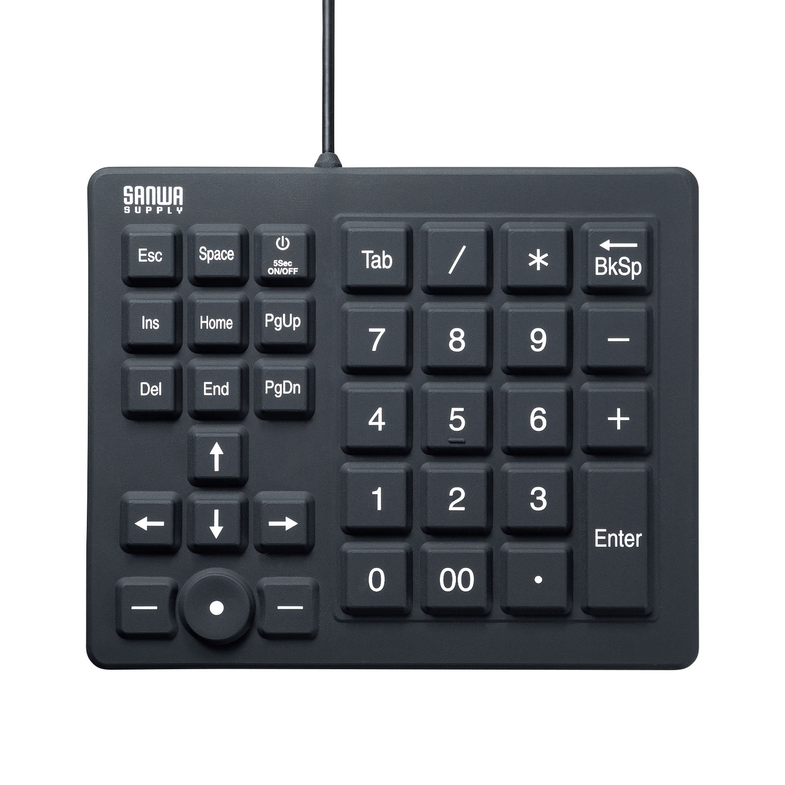 (LINEクーポン有)サンワサプライ NT-BS1BK 防水防塵テンキー SANWASUPPLY