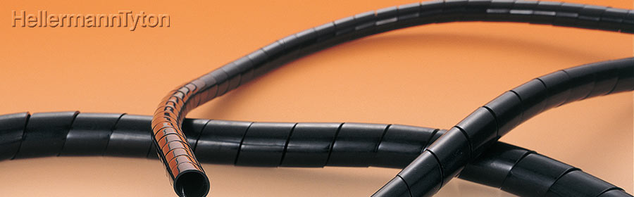 (LINEクーポン有)ヘラマンタイトン TS-22N12-W スパイラルチューブ 耐候性 25m×1巻 タイトン HellermannTyton