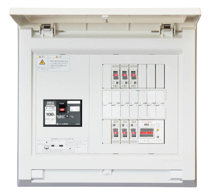 (LINEクーポン有)テンパール工業 MAB210073TNG1 オール電化対応住宅盤 扉付 リミッタースペース無し 100A 7+3