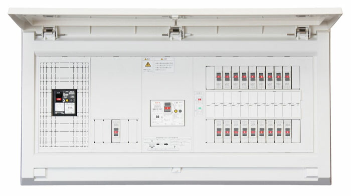 (LINEクーポン有)テンパール工業 MAG35062IB3G4 オール電化対応住宅盤 扉付 リミッタースペース無し 50A 6+2