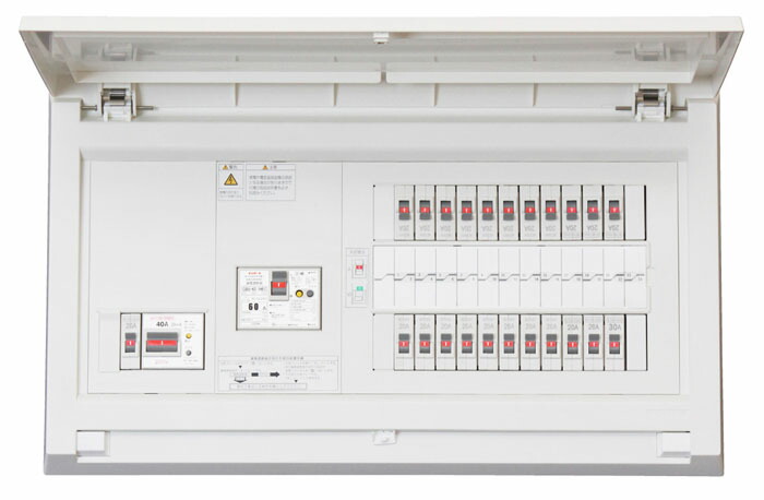 (LINEクーポン有)テンパール工業 MAG35102IB2E4 オール電化対応住宅盤 扉付 リミッタースペース無し 50A 10+2
