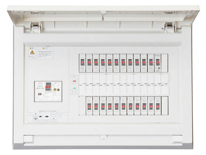 (LINEクーポン有)テンパール工業 MAG36142IC2EV オール電化対応住宅盤 扉付 リミッタースペース付 60A 14+2EV