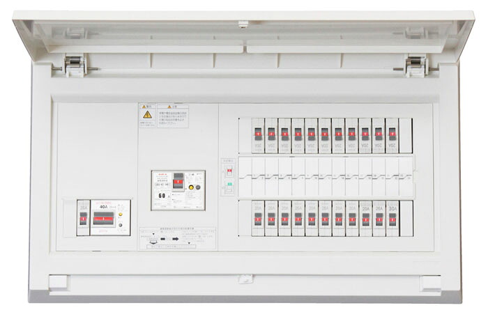 (LINEクーポン有)テンパール工業 MAG36182IB2E4 オール電化対応住宅盤 扉付 リミッタースペース無し 60A 18+2｜住設と電材の洛電マート