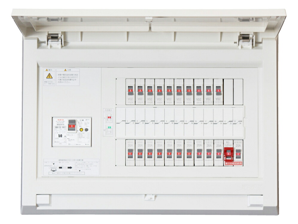 (LINEクーポン有)テンパール工業 MAG36242N1 機能付住宅用分電盤 扉付 リミッタースペース無し 60A 24+2