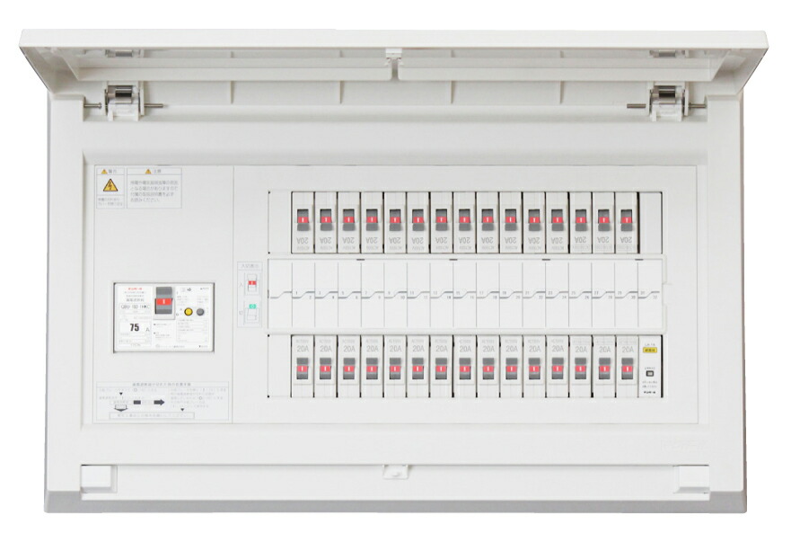 (LINEクーポン有)テンパール工業 MAG36261LA1 機能付住宅用分電盤 扉付 リミッタースペース無し 60A 26+1