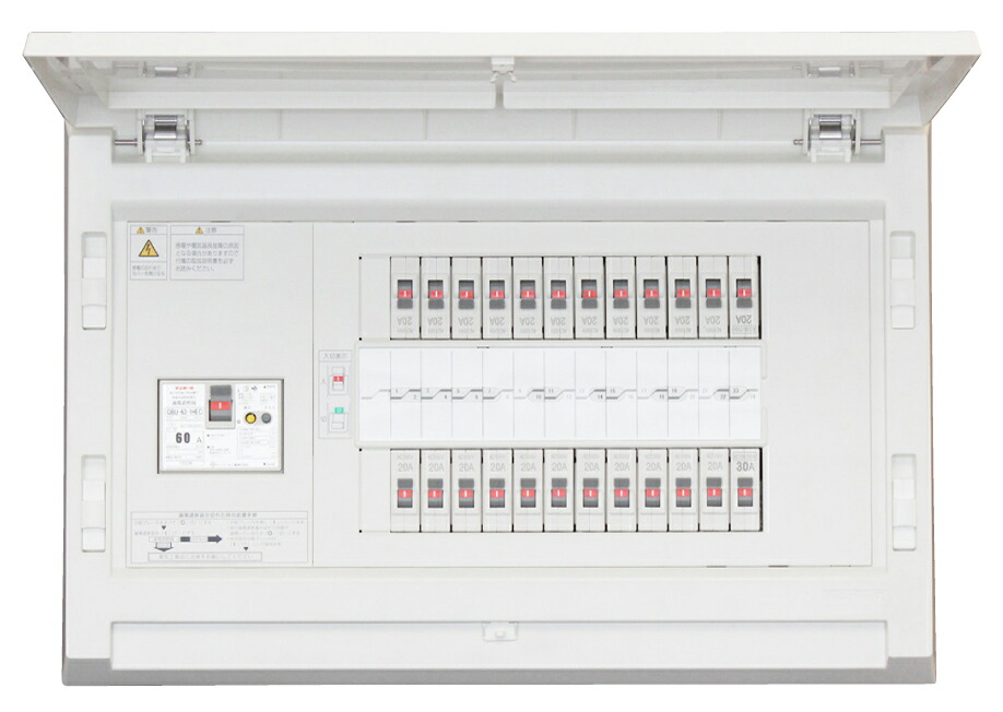 (LINEクーポン有)テンパール工業 MAG3718F スタンダード住宅用分電盤 扉付 75A 1EX14 2EX4|住設と電材の洛電マート