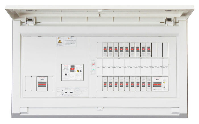 (LINEクーポン有)テンパール工業 MAG37223IT2B4 発電システム対応住宅盤 扉付 75A 22+3｜住設と電材の洛電マート