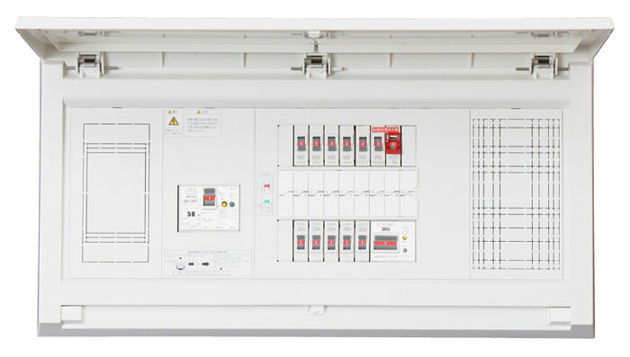 (LINEクーポン有)テンパール工業 MALG34061T2NP 発電システム対応住宅盤 扉付 リミッタースペース付 40A 6+1