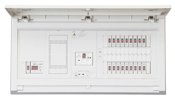 (LINEクーポン有)テンパール工業 MALG34102IB3E4 オール電化対応住宅盤 扉付 リミッタースペース付 40A 10+2｜住設と電材の洛電マート