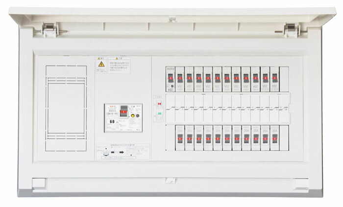(LINEクーポン有)テンパール工業 MALG35142EV1 オール電化対応住宅盤 扉付 リミッタースペース付 50A 14+2EV