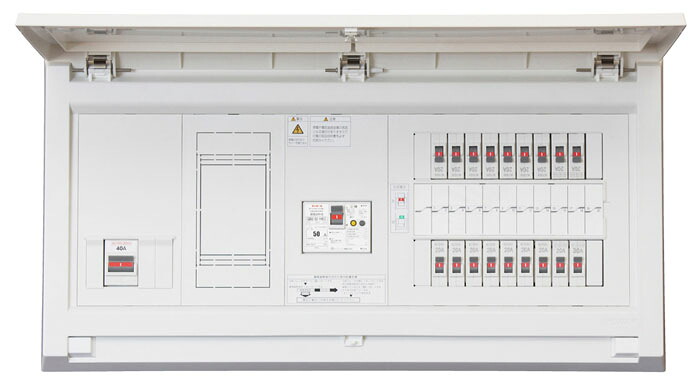 (LINEクーポン有)テンパール工業 MALG35142IB4 オール電化対応住宅盤 扉付 リミッタースペース付 50A 14+2
