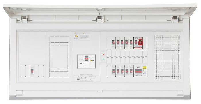 (LINEクーポン有)テンパール工業 MALG35181IT2B2NP 発電システム対応住宅盤 扉付 リミッタースペース付 50A 18+1｜住設と電材の洛電マート 43,211円